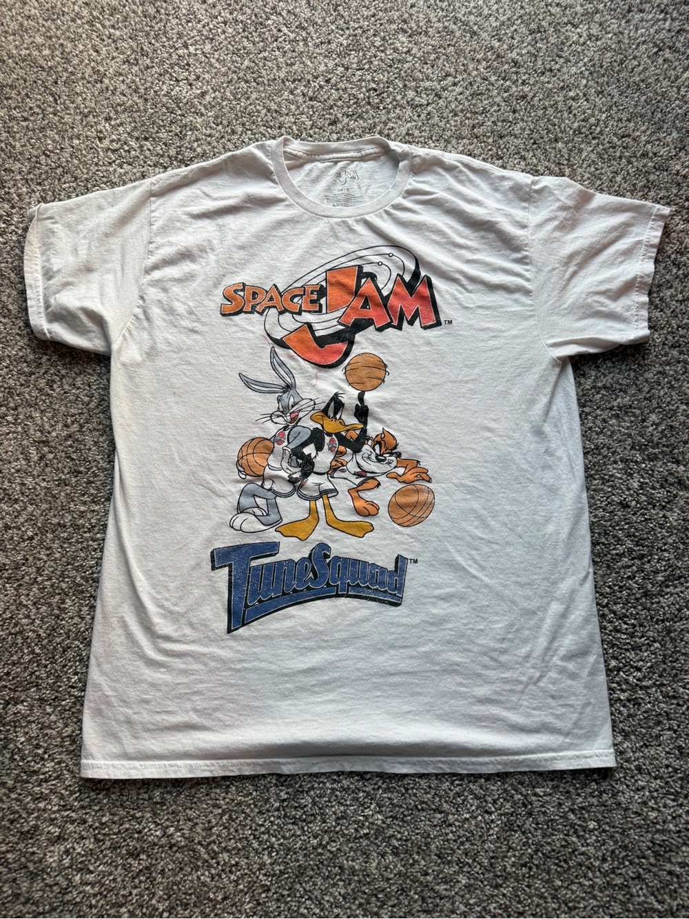 Space Jam Tune Squad Graphic Short-Sleeve Tee in White